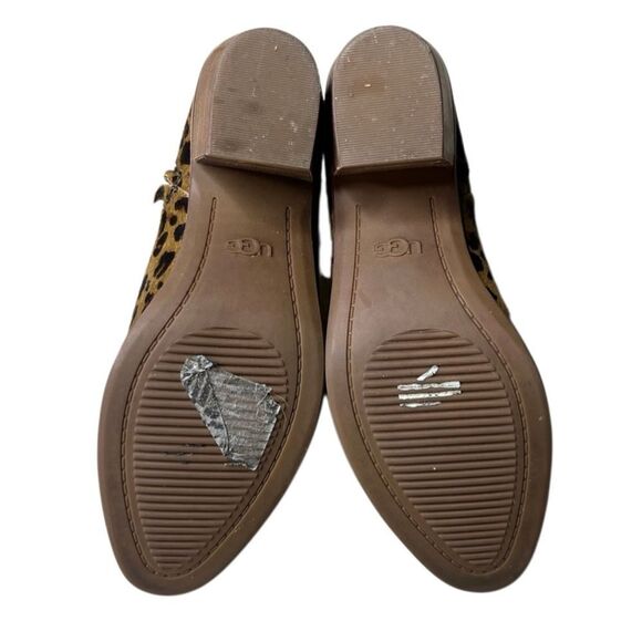 UGG Leopard Print Ankle Booties Size 7.5 - Picture 7 of 8